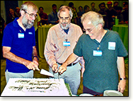 Cakecutting at MS PowerPoint 20th Party